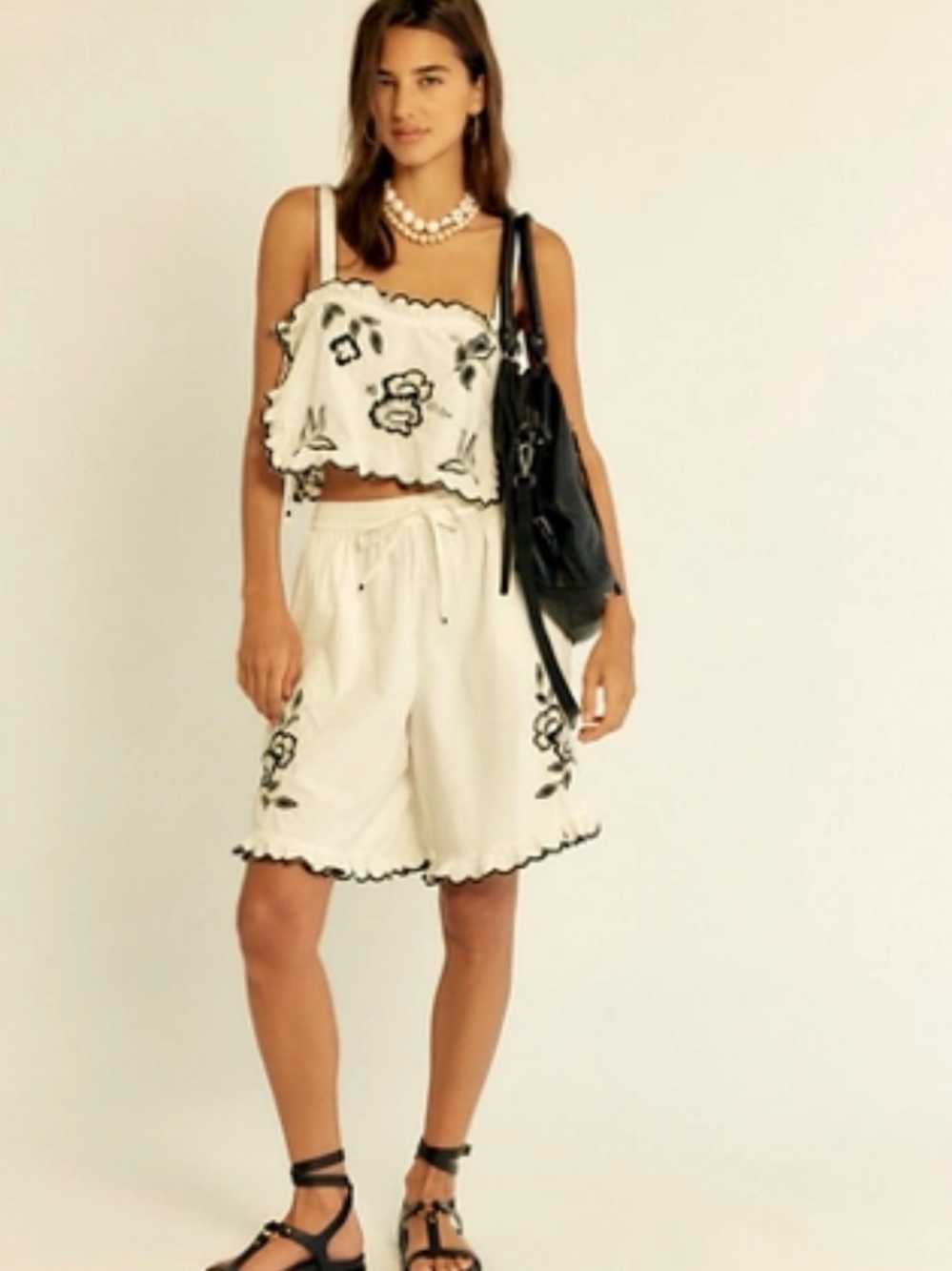 Free People Marin shorts set